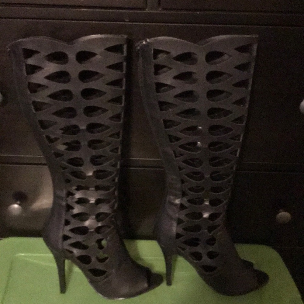 Knee high sandals